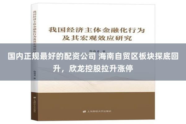 国内正规最好的配资公司 海南自贸区板块探底回升，欣龙控股拉升涨停