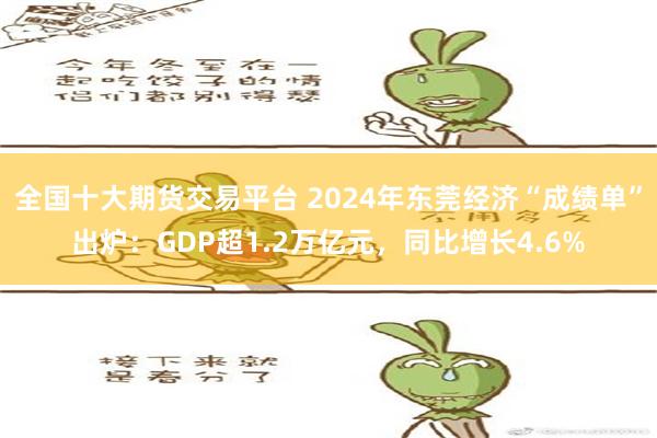 全国十大期货交易平台 2024年东莞经济“成绩单”出炉：GDP超1.2万亿元，同比增长4.6%